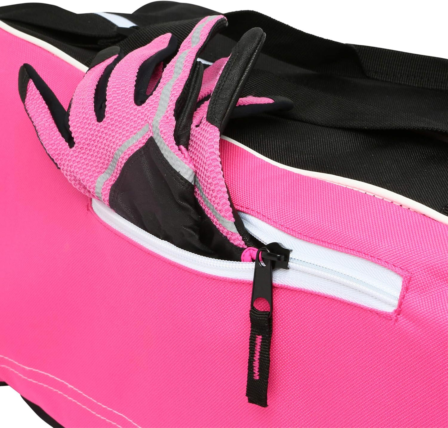 Baseball Tote Bag - Premium Carrying Solution for Baseball, T-Ball, and Softball Equipment for All Ages | Accommodates Bat, Helmet, Glove, and Shoes | Includes Fence Hook